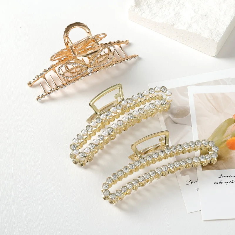 Заколка для волос с жемчужным шифоновым бантом, модная женская бижутерия, аксессуары для волос, корейские заколки для волос из ткани для женщин