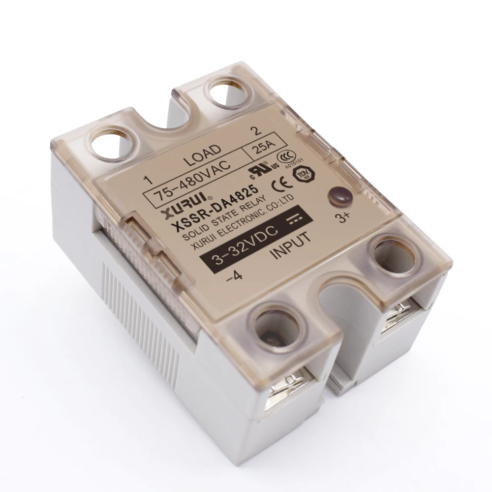 Xurui Da4825 工業用ソリッドステートリレー 小型サイズ 25A 480V
