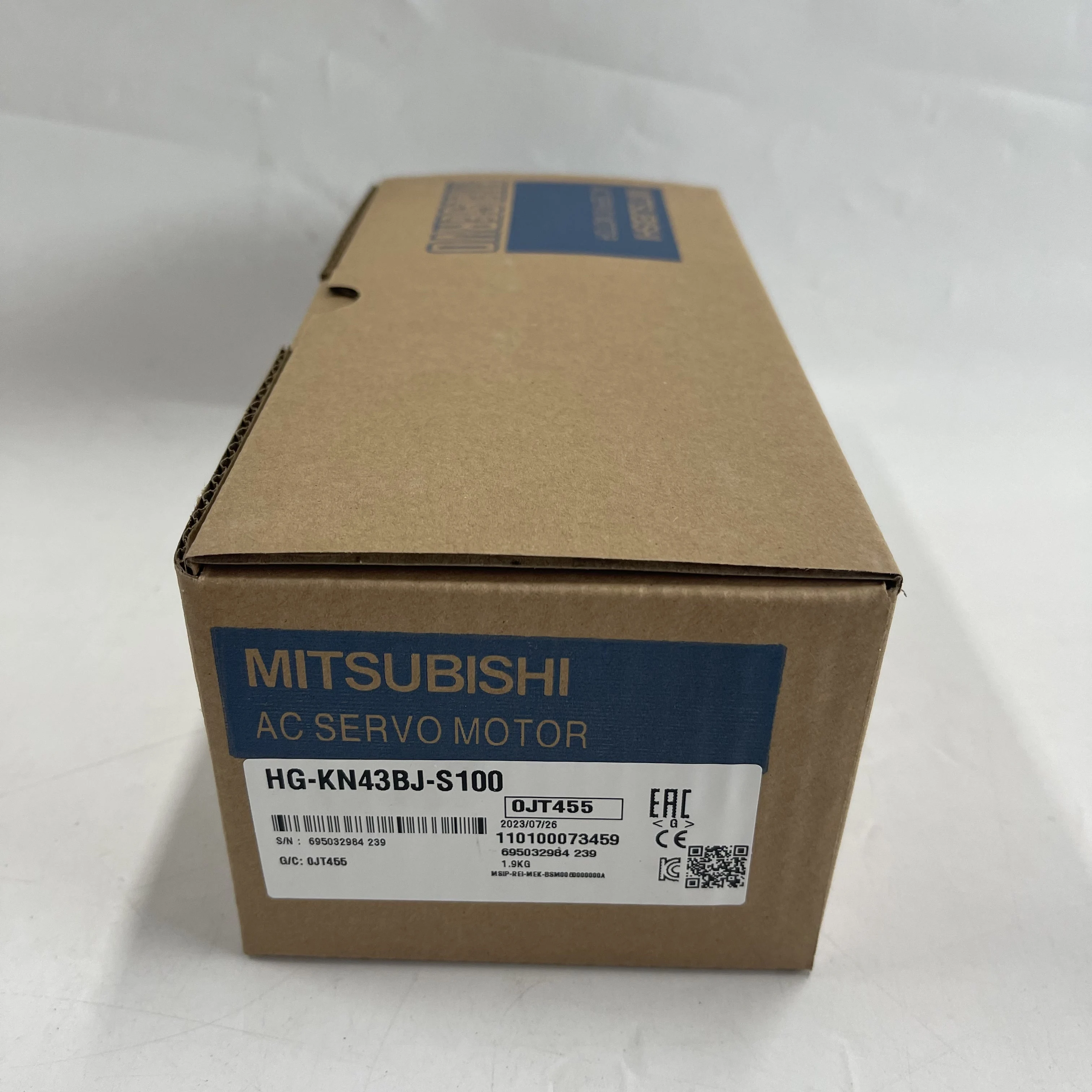MITSUBISHI AC Servo Motor HG-KN43BJ-S100