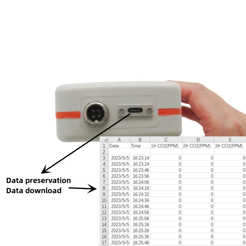 Real Time Reading Rechargeable Handheld Multi Parameter Water Quality Meter for Wells