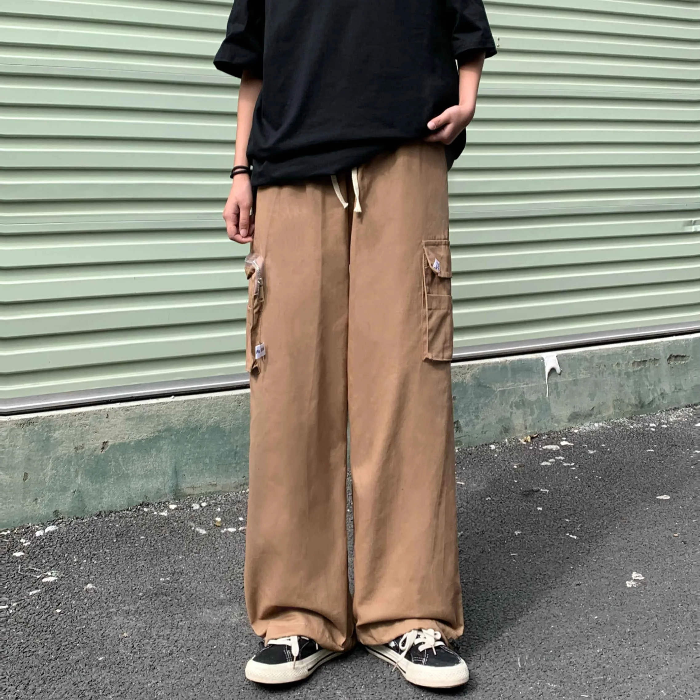 tamme knee tuck wide cargo pants | gulatilaw.com