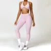 Reggiseno e leggings rosa