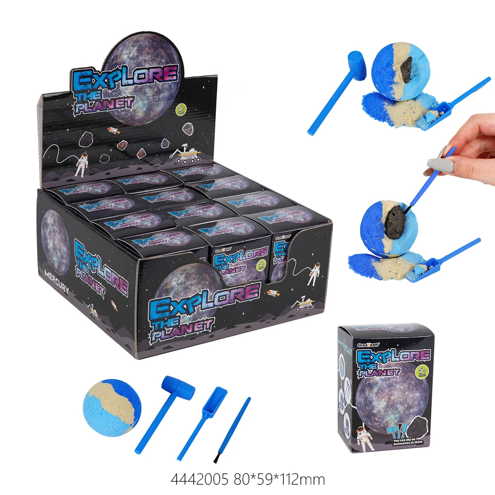 Explore the Planet Mining Display Box for Educational DIY Toy Set Sand