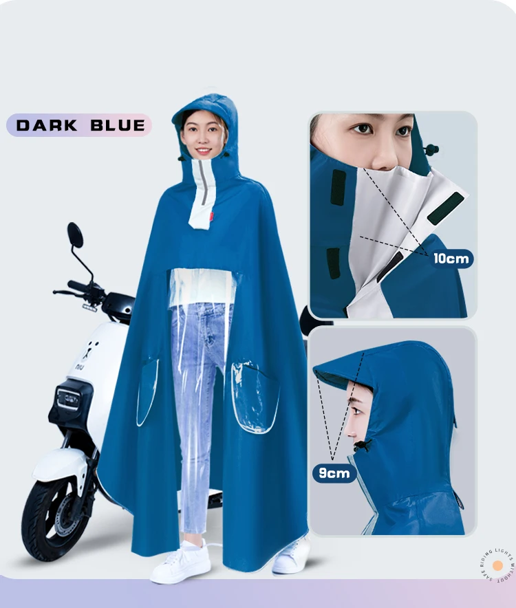 Waterproof Travel Fashion Appearance Motorcycle rain coat Customized Waterproof raincoat manufacture