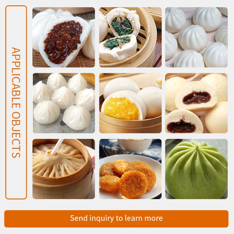 Hot Sale Automatic Small Dumpling Steamed Stuffed Bun Baozi Momo Making Machine Price