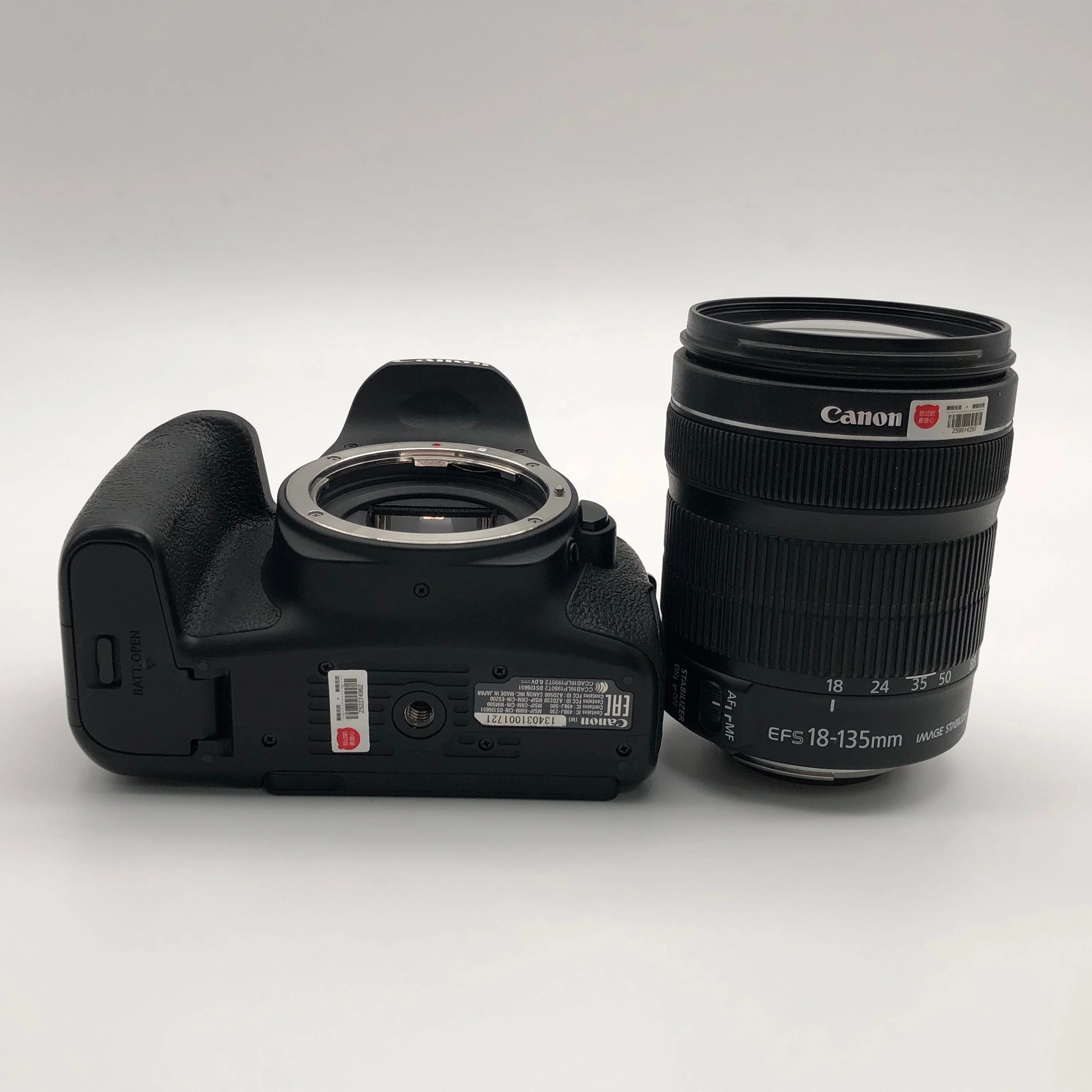 Refurbished Canons EOS 77D (9000D) with 18-135mm IS USM Nano Lens