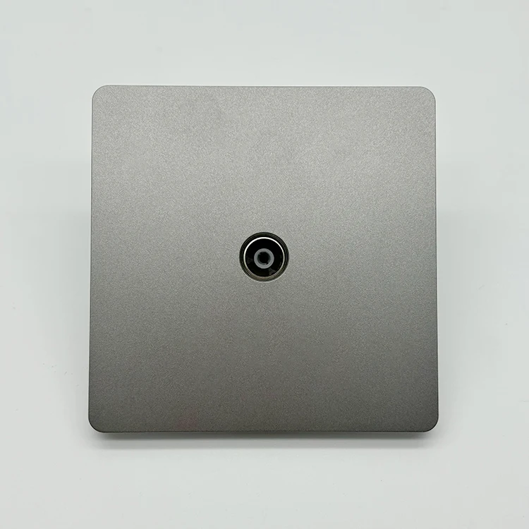 VNX Modern PC Matte Panel Power Socket Ethernet Connector Outlets Electric TV Cable Data Port Wall Plate Socket