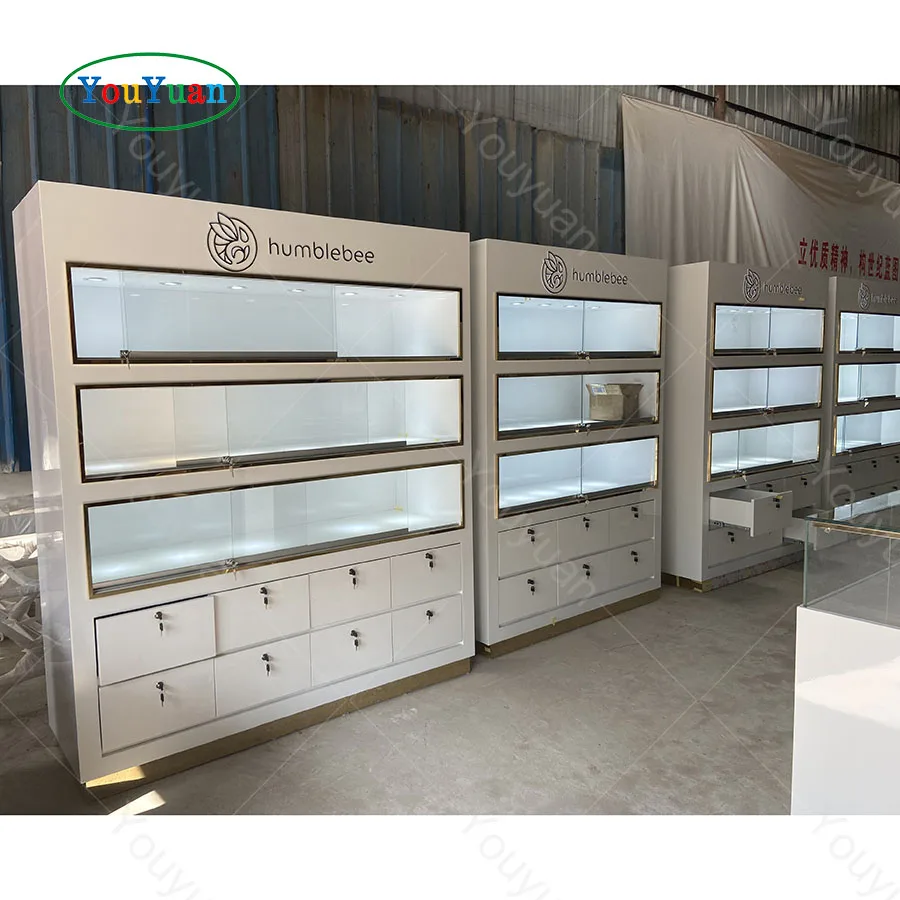 Boutique Display Cabinet And Used Glass Showcases And Display Cases For ...