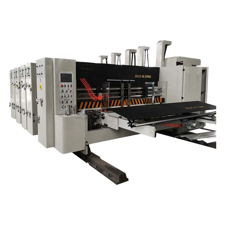 Automatic Corrugated Carton Box Maker Printer Slotter Die Cutter ...
