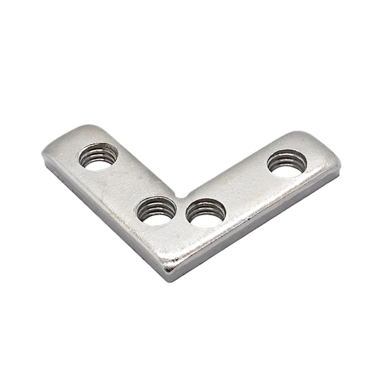 Industrial Aluminum Profile Side Connectors, Internal groove Connectors, Fixing Components 3030 4040, Frame Fixation factory