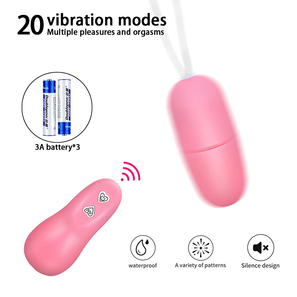 Female Masturbation Wireless Remote Control Vibrator Powerful Jumping Eggs Vibrator Sex Vibrating Egg for Women