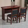Mesa de chapa de madera de 1,4 m (MDF) con 2 sillas estándar