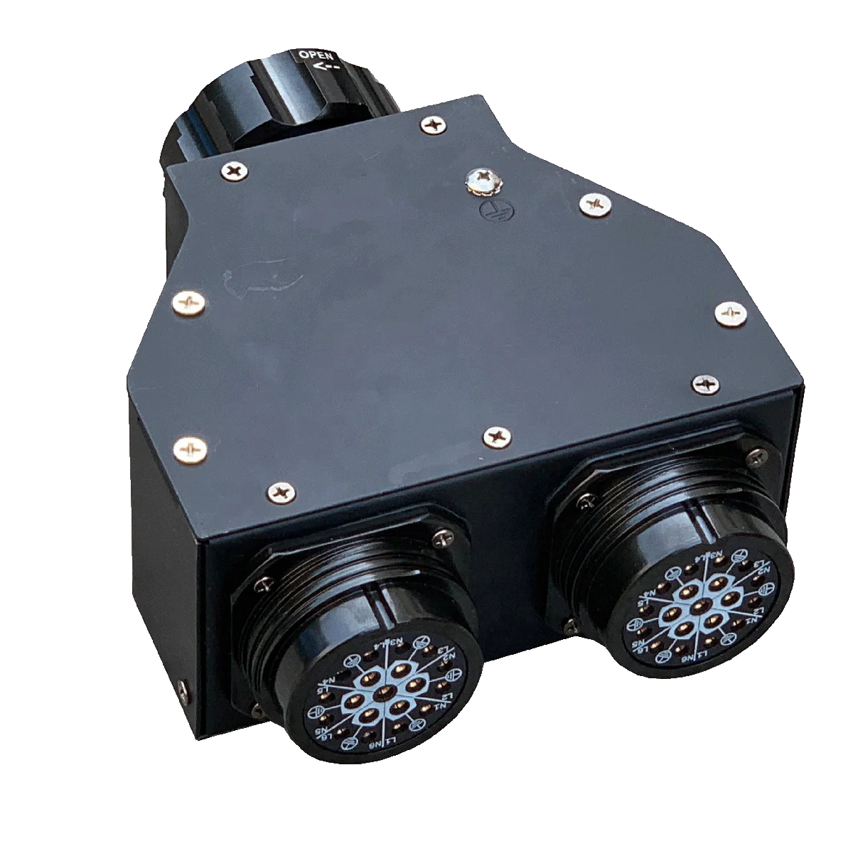 19Pin Socapex Splitter Box 1 in 2 Out  Male Female Socket Power Box