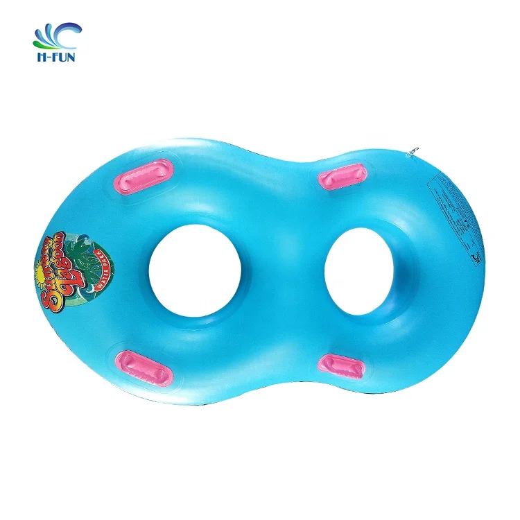 New Custom Print Inflatable pink Tube Water Park River Float Tubes Pvc Floating Tube Boat