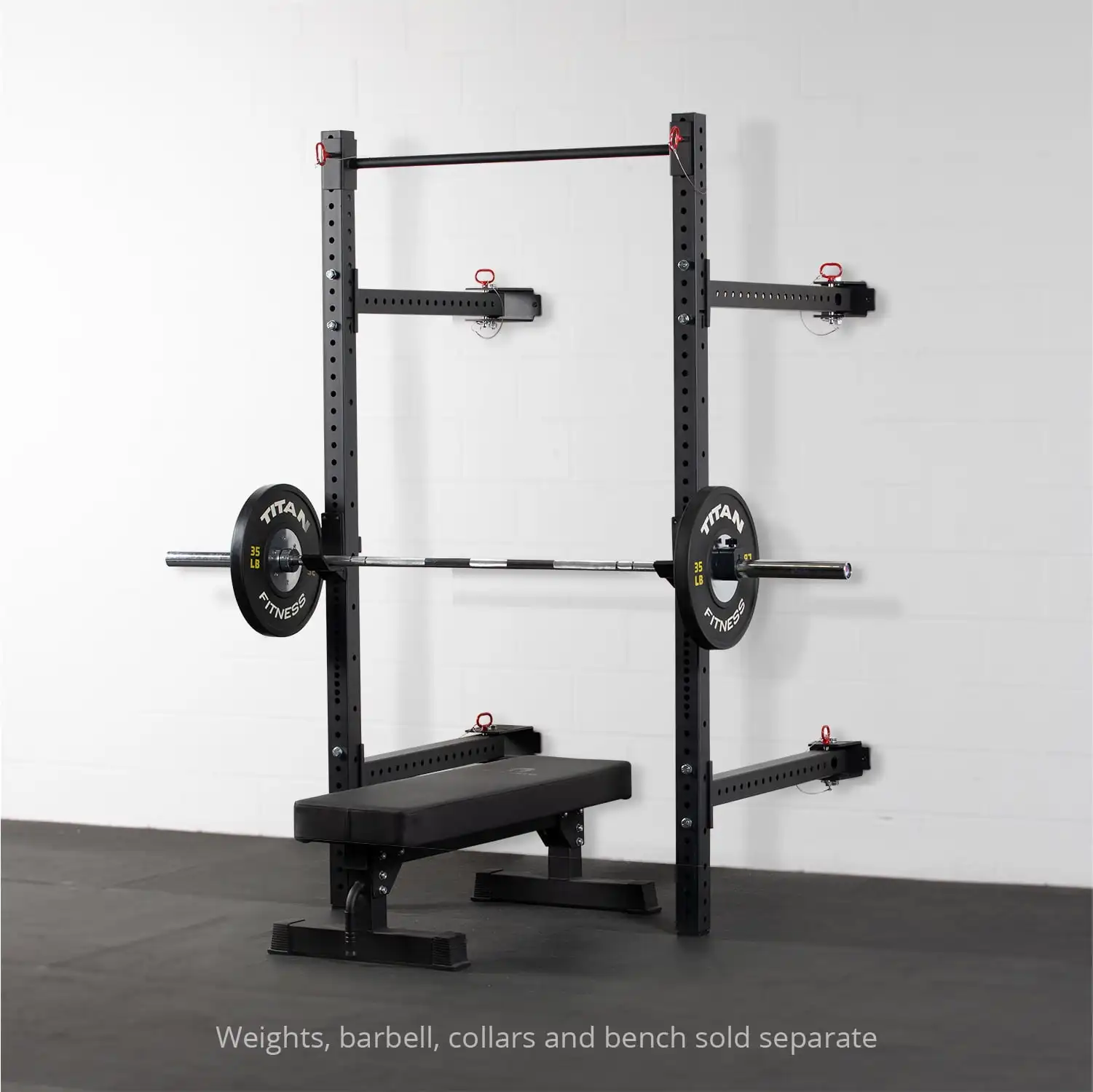 Home Gym Wall Mounted Folding Power Rack Fitness Squat Rack - Buy ...