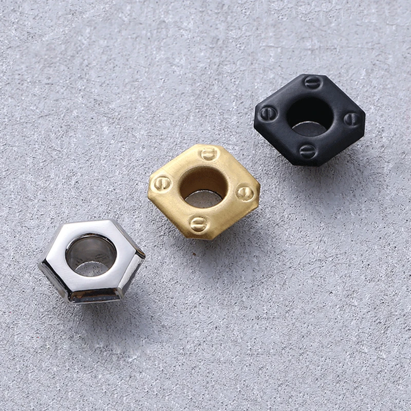 Аксессуары для одежды металлические квадратные шестигранные люверсы заклепки сумок
