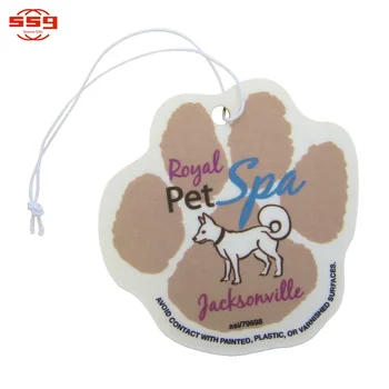 Promotional Custom Car Accessories Logo Printing Automatic Bulk Luxury Unique Paper Air Freshener for Car