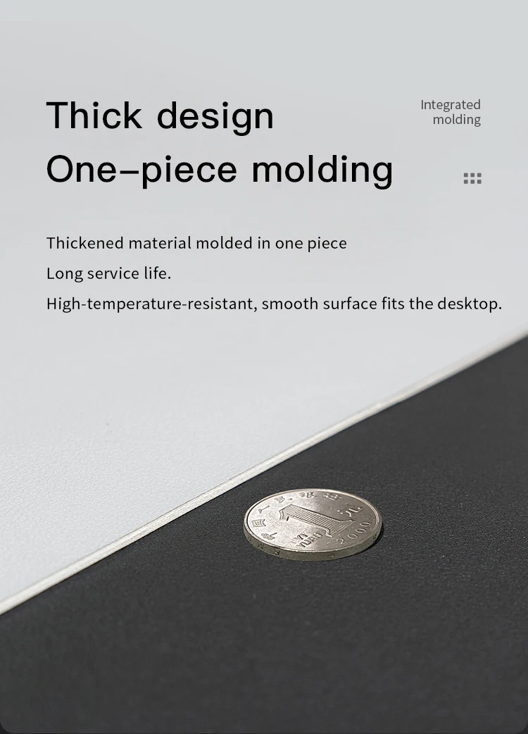 Leather mouse pads oversized dirt-resistant double-sided available leather office computer desk pads small batch customization