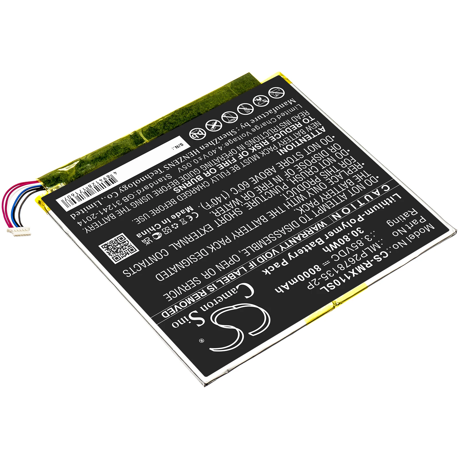 Cameron Sino 8000mah Battery Forverizon Mlp2678135-2pverizon Ellipsis 10 Hd  Qtaxia1 Ellipsis 10 Inch 32gb Hd 4g - Buy Forverizon Mlp2678135-2pverizon 