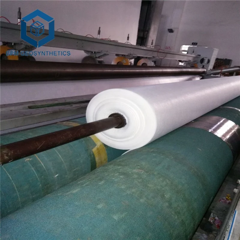 Short Fiber Needle Punched PP Geotextile UV Resistance 150gsm Polypropylene Non Woven Filter Fabric