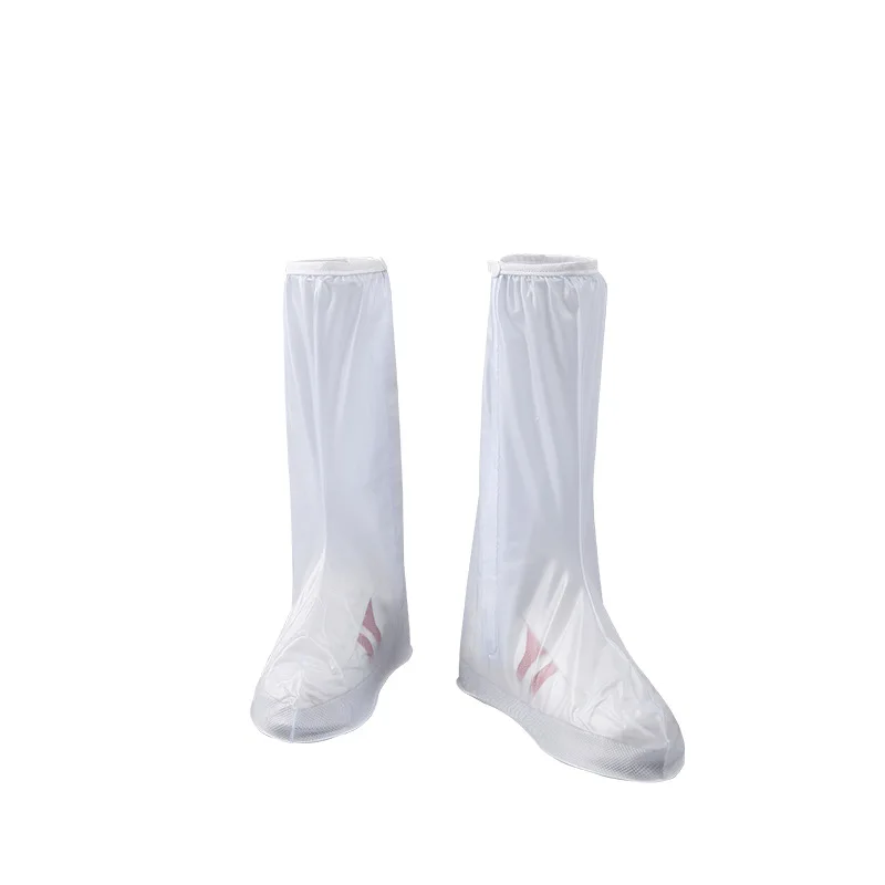 Knee-High Light Weight Hot Selling Anti Slip Waterproof Quick Dry Long Zip Rain Shoe Overshoes Unisex Summer Autumn