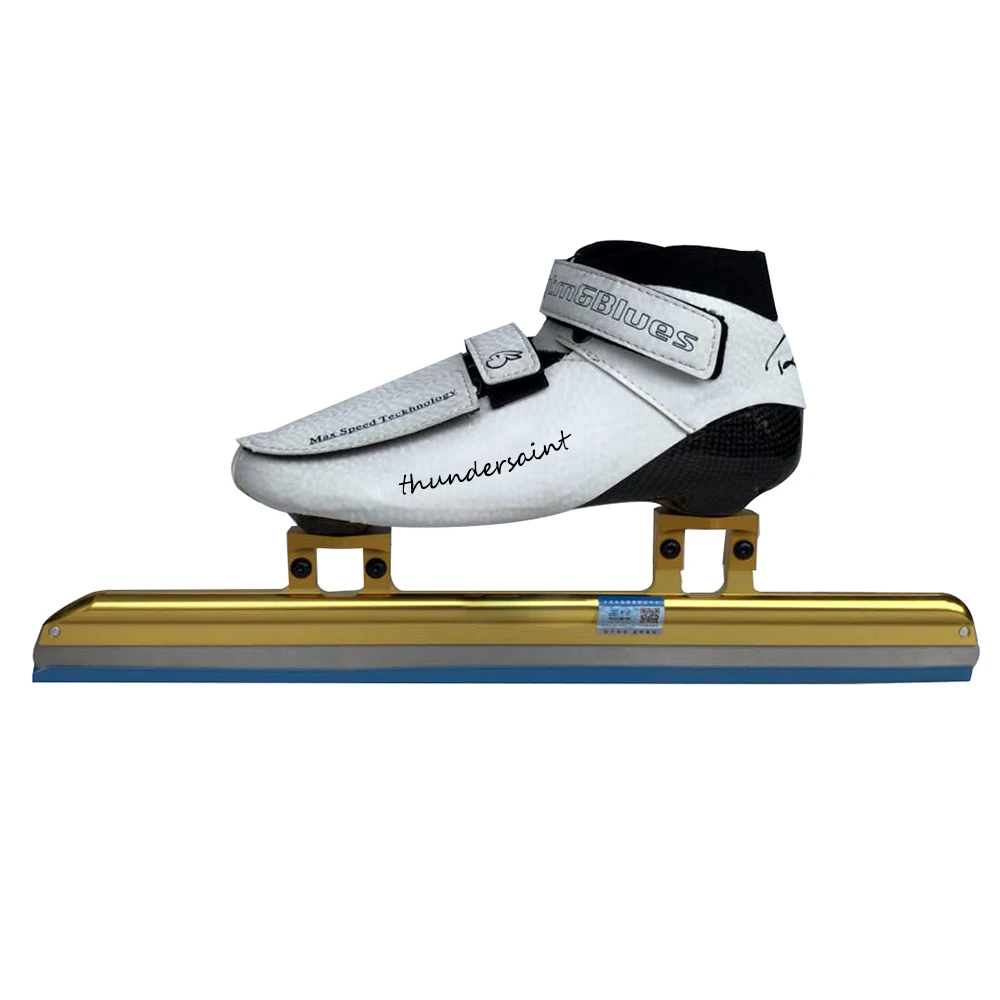 Thundersaint Professional White Color Short Track Carbon Fiber Speed Ice Skate