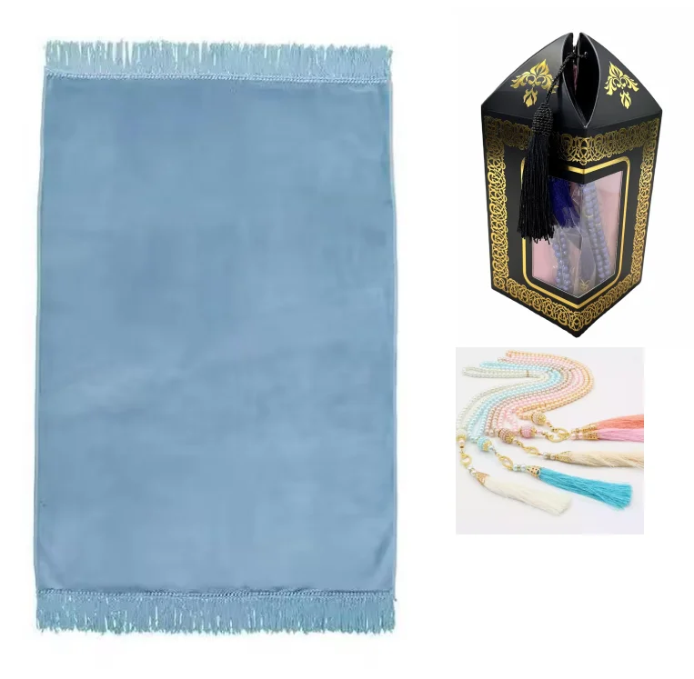 Islamic Portable Prayer Mat Plains Mosque Prayer Mat Roll Prayer Mat