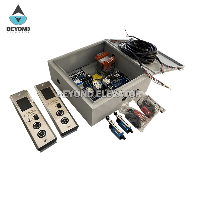Full Dumbwaiter Control Panel with Wiring /home Lift Controller System with Call Panel Full Kit 2 Floors Villa Elevator