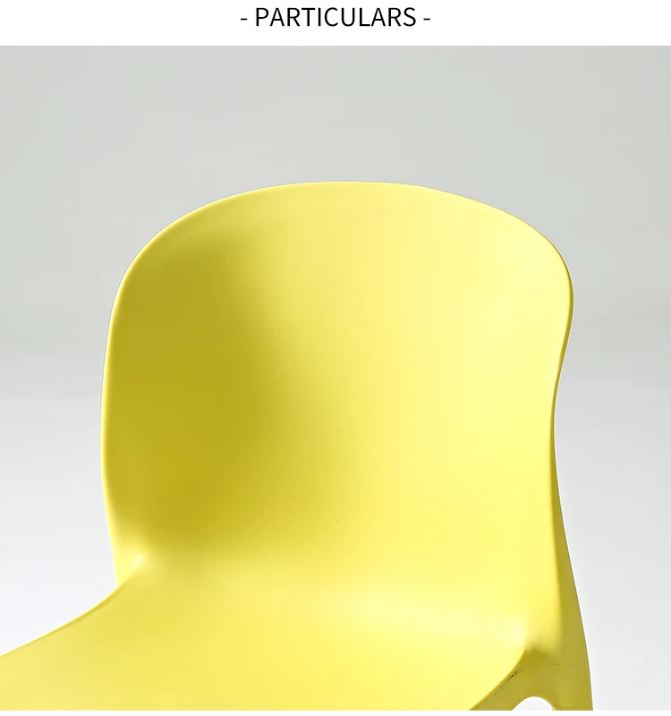 Wholesale Modern Dining Room Plastic Dining Chair Furniture Designer