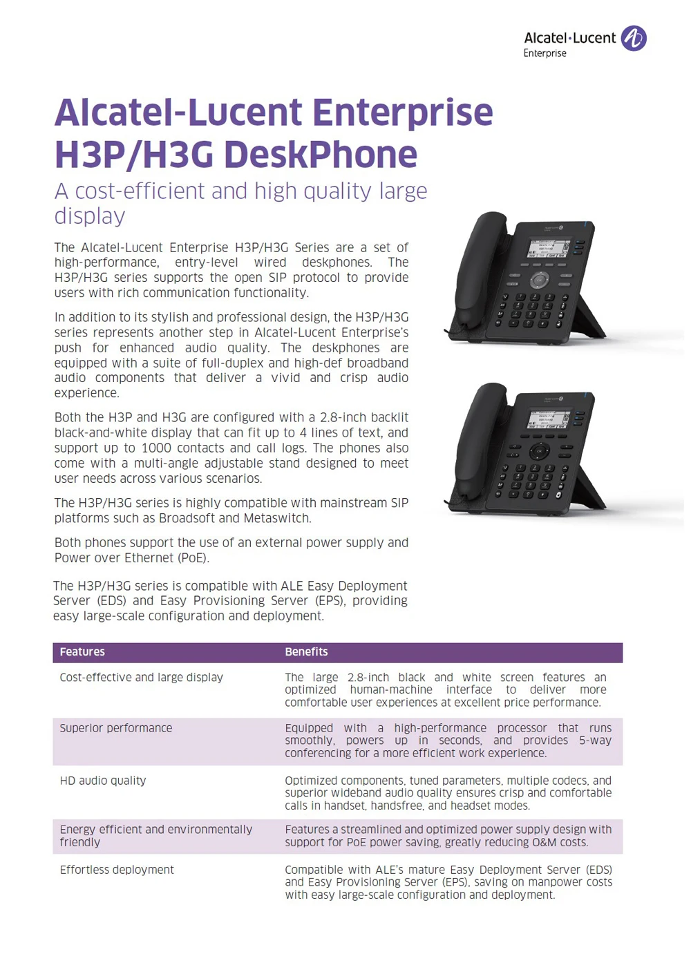 Ale Grandstream H3p Basic Poe Desk Ip Phone - Buy Grandstream Ale Voip ...