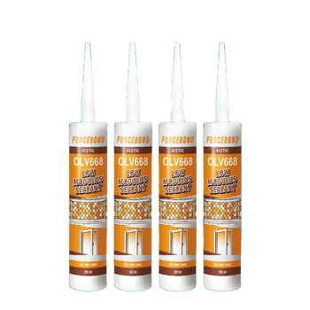 Good quality acetic silicon extructural silicone sealant glass bonding for construction