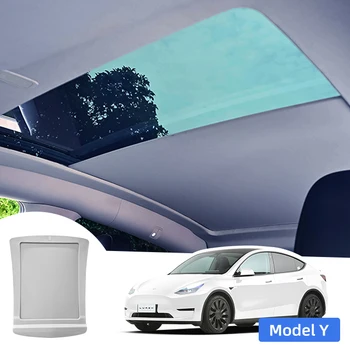 Electric Sunshade Car Accessories Power Panoramic Sunroof Retractable Electric Sunshade For Tesla Model Y