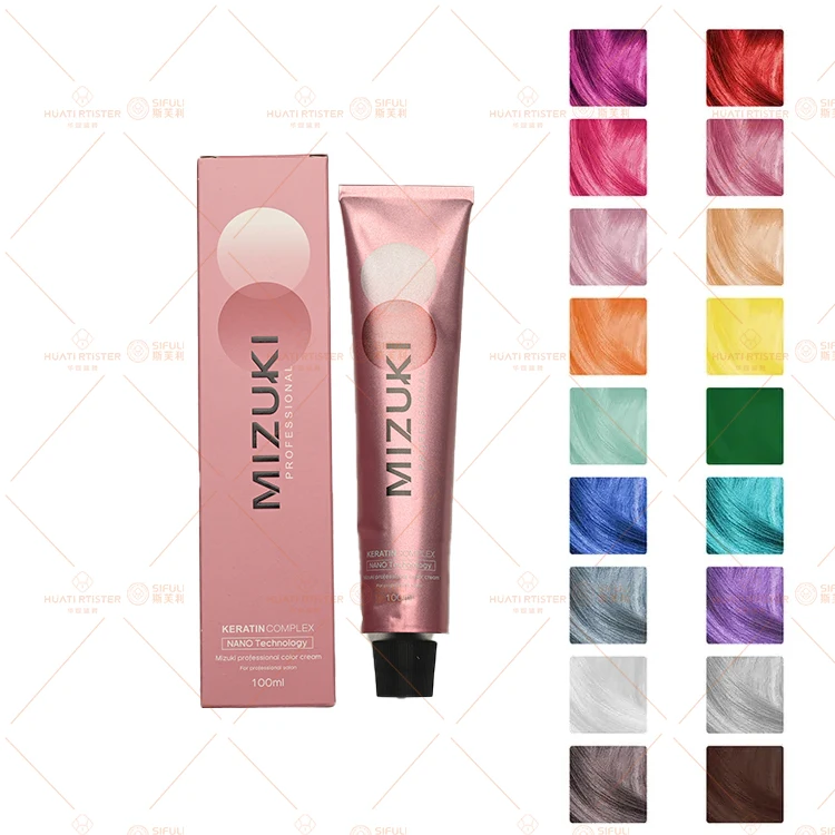 Alibaba.com: MIZUKI Hair Color Cream, Permanent Organic Hair Dye