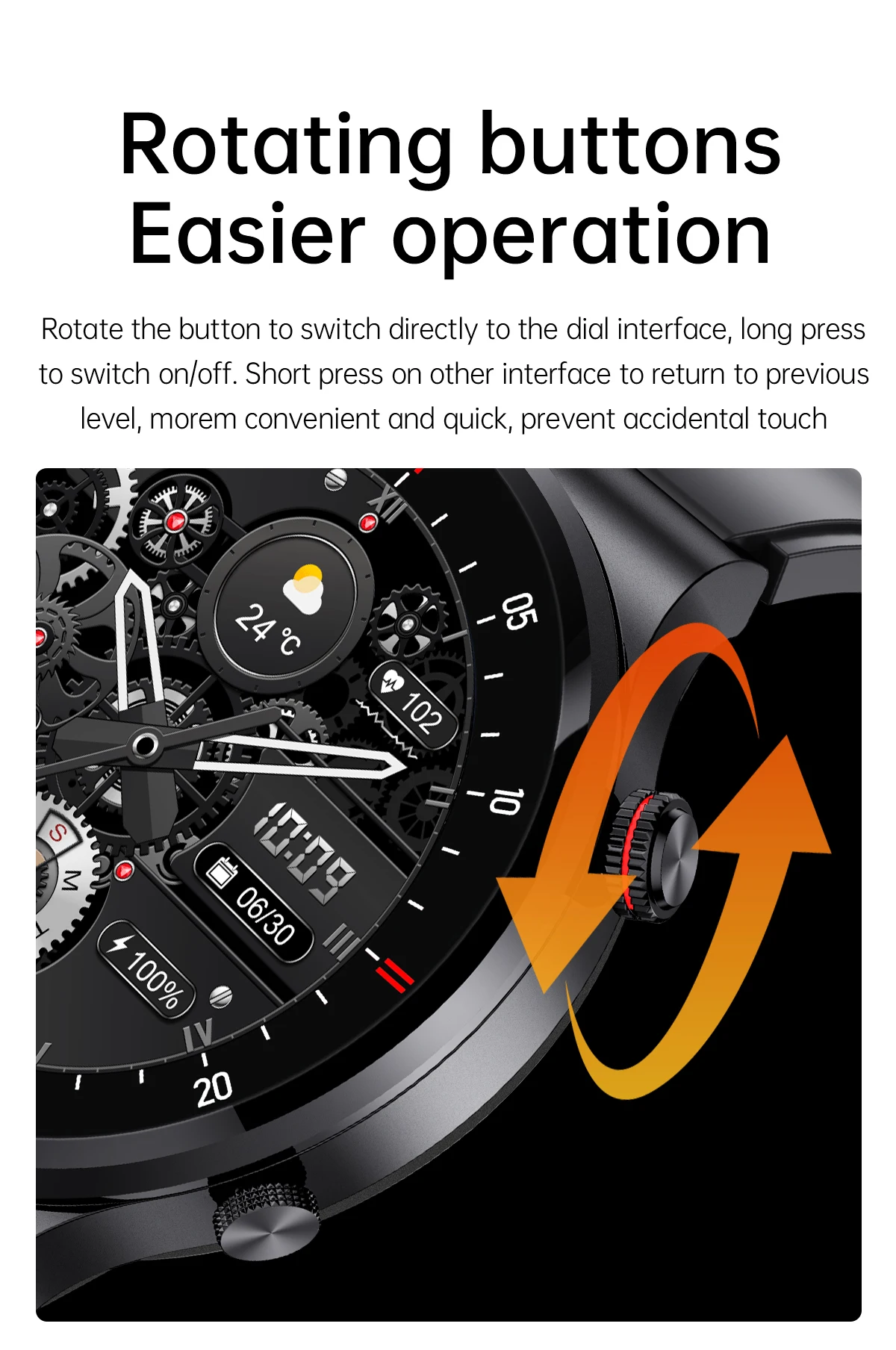 Lige 2024 New Calling Smart Watch Men Full Touch Screen Sports Fitness