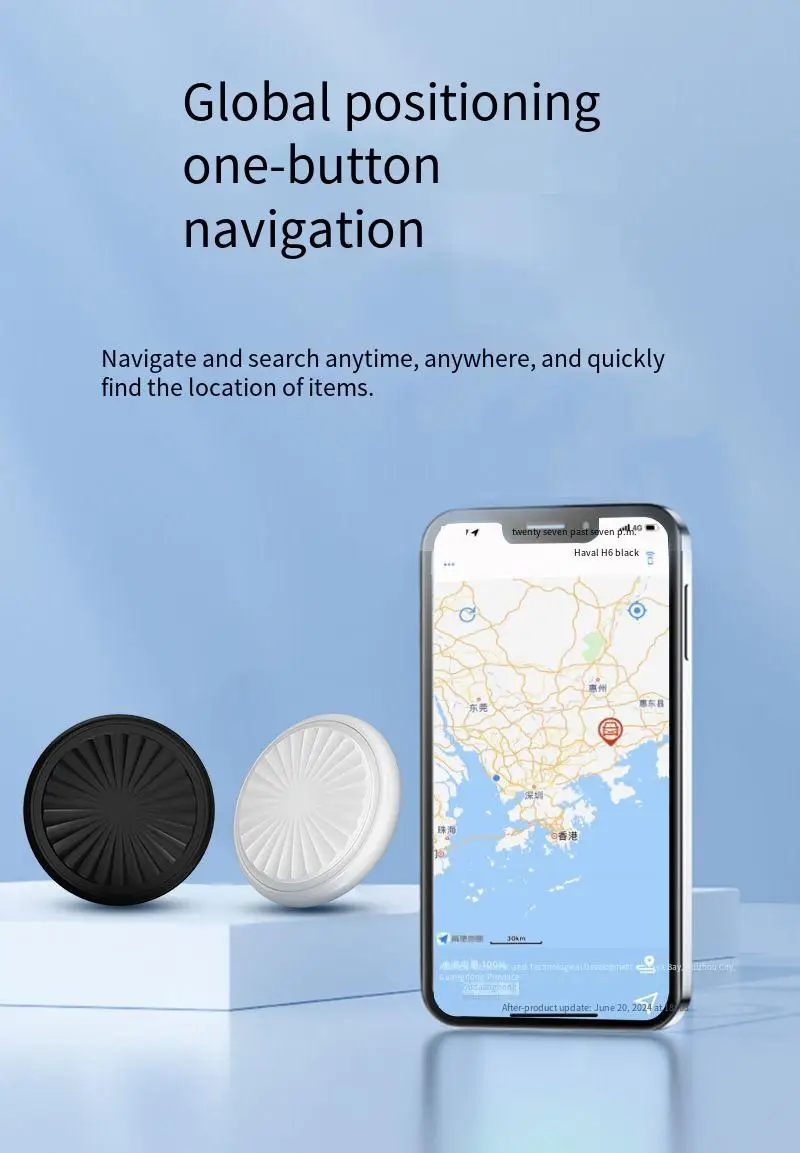AirTag for Android & IOS GPS Mobile Phone & Pet Locator with IP67 Waterproofing