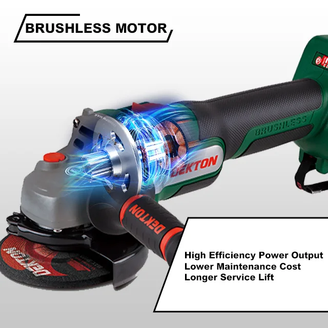 Dekton-A1620 20V Cordless Angle Grinder Cordless Tools Angle Grinder Machine With Lithium Ion Batteries manufacture