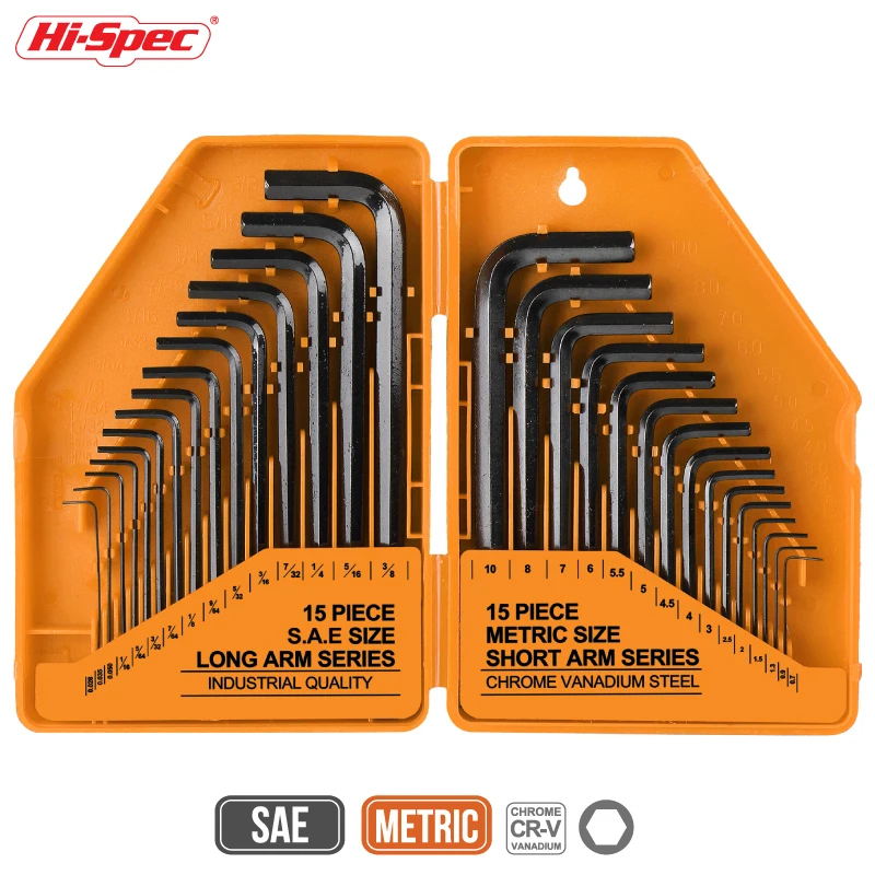 Axone Texa Set Di 22 Chiavi A Brugola Esagonali (SAE E Metrica) – Mini, In Acciaio Cr-V, Con Portapunte Antimanomissione Chiavi Esagonali Brugola Professionali - Foto 8