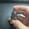 Pendentif cloche rouge-6
