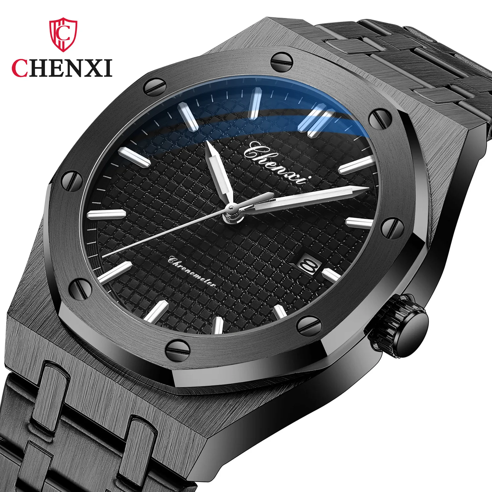 CX-8248 Men's Fine Steel Quartz Watch Hot Selling Waterproof Night