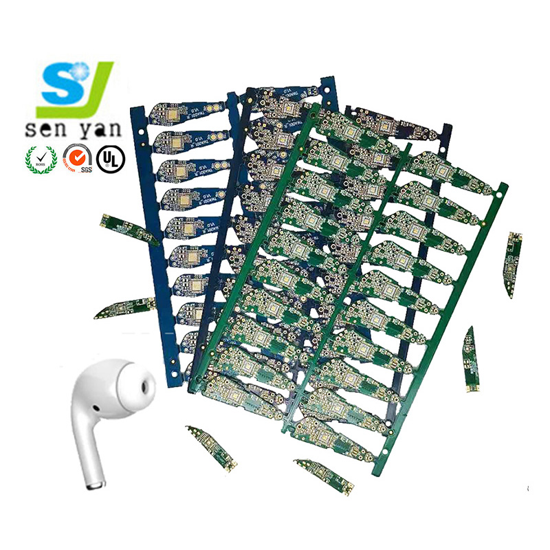 Professional Customized Smart Wireless Blue tooth Earphones Pcb Printed Circuit Board Need to Provide Geber File or Copy Board