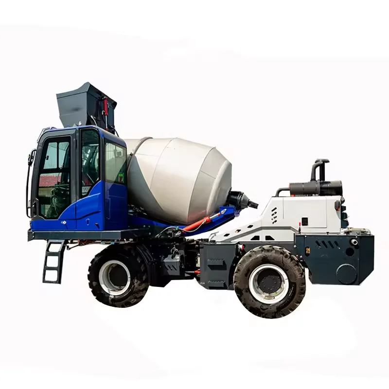 Professional Factory 2.1cbM Self-Loading Mixer Truck Loading Small Concrete Mixer Truck