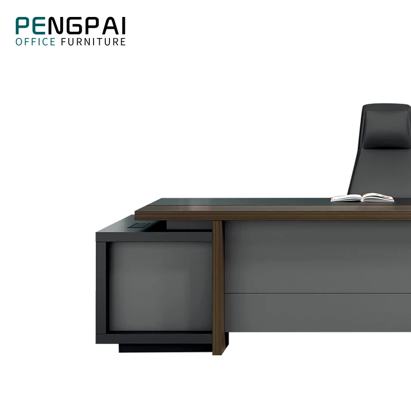 Pengpai офисная мебель из меламинового материала, Рабочий стол для офиса из дерева