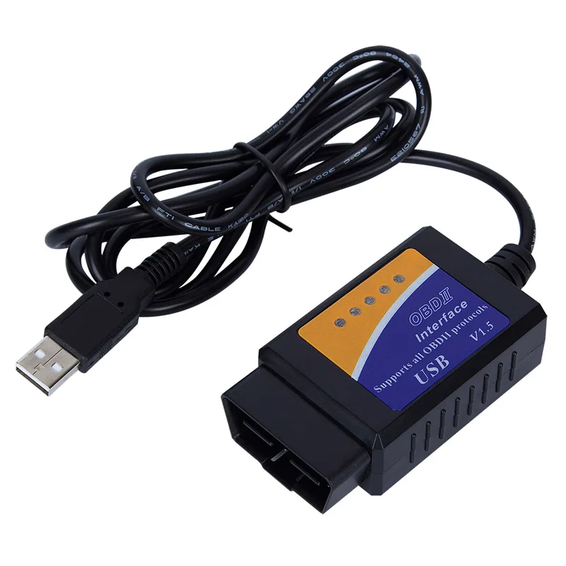 Scanner Vgate Elm327 V1.5 Obd2 Car Diagnostic Interface Scanner ELM327 USB Elm 3 