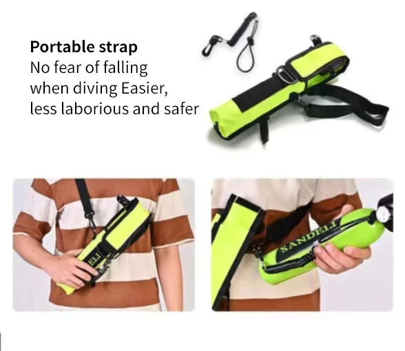 VINGVO Mini Bouteille De Plongée 0.5L Scuba Rebreather Kit Respiration