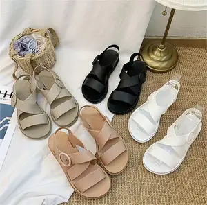 Adjustable Buckle Casual Women Flats Shoes Sandals for Women Women Heel Sandals Ladies Sandals and slippers