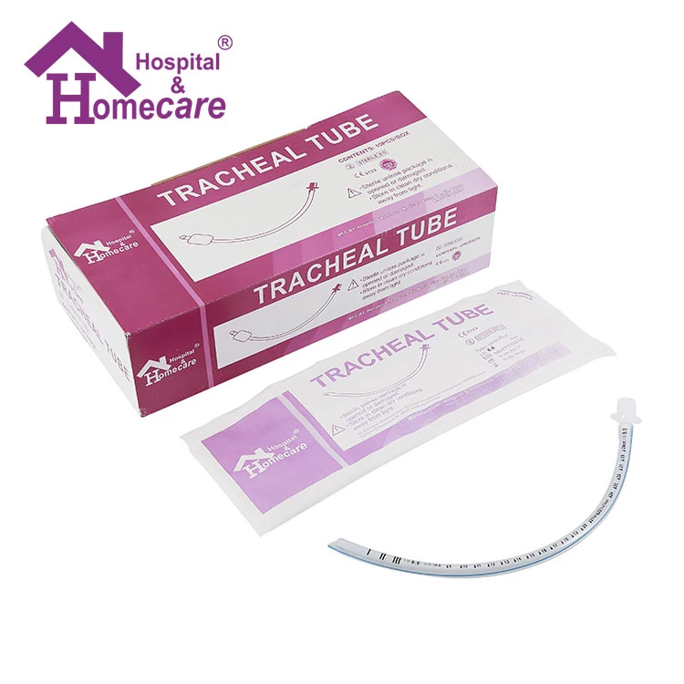 Medical consumables China factory Oral and nasal disposable standard endotracheal tube Without cuff