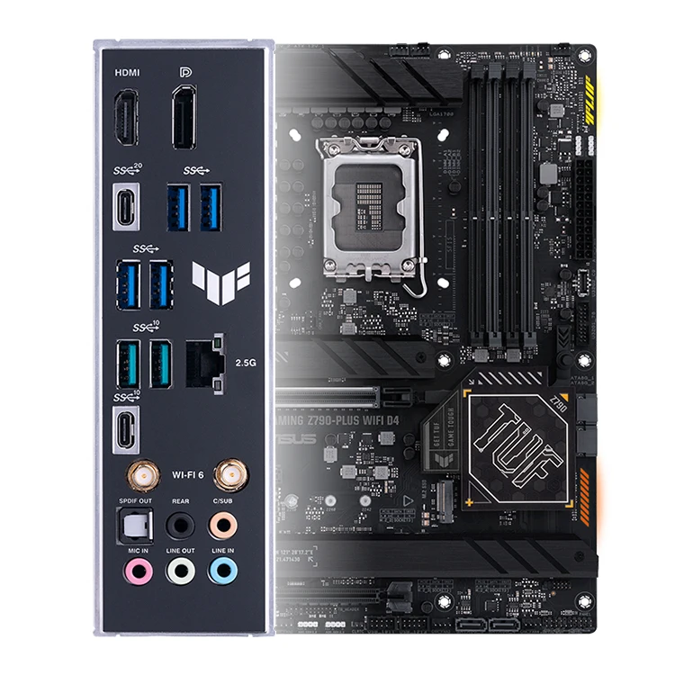 ASUS TUF GAMING Z790-PLUS WIFI D4 - Intel LGA1700 Motherboard