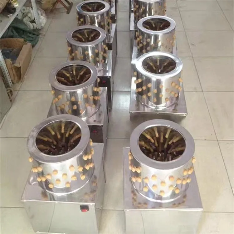 Poultry feather removal machine, chicken and duck plucking machine