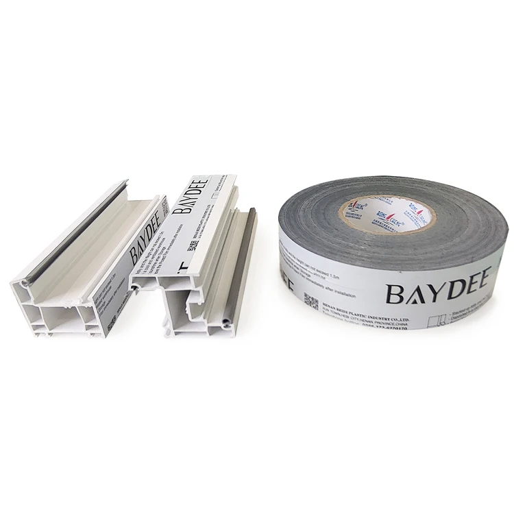 Upvc windows and Doors Frame Plastic Extruded Profiles/white Upvc windows Glazing Strips Profile