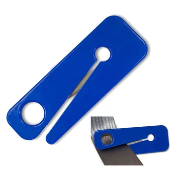Custom logo printed plastic emergency car protective belt knife seat belt cutter for automotive gift